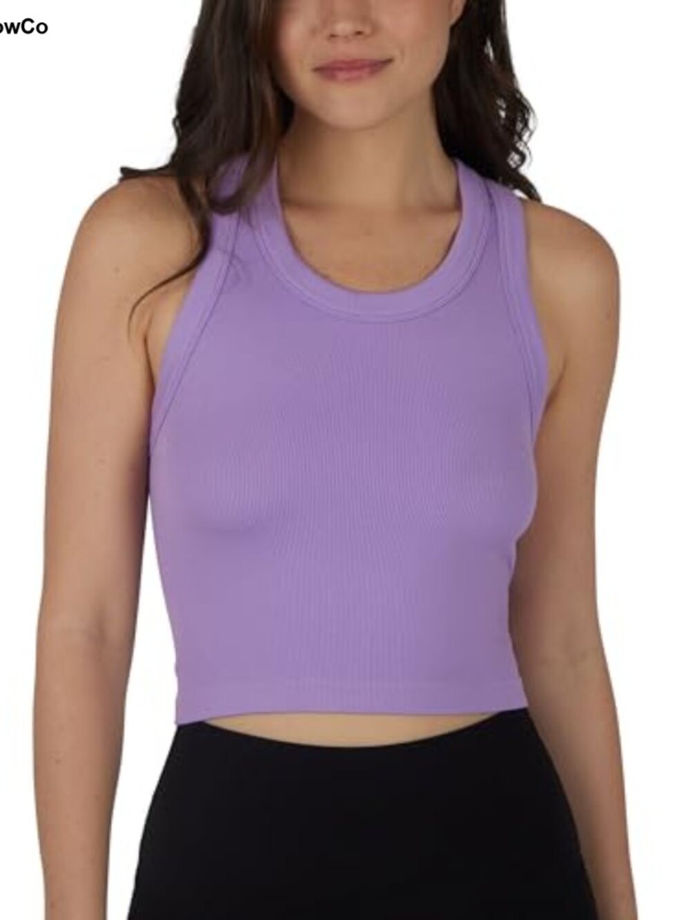 Seamless Ribbed Racerback Fitted Tank Top 3 Pack Athletic Workout - Picture 2 of 6